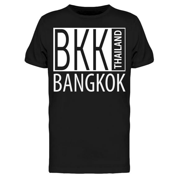 Bkk Thailand Sign T-Shirt Men -Image by Shutterstock, Male 3X-Large