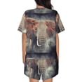 thumbnail image 6 of Sigee Elephant in Smoke for Sleepwear Casual Pjs with Pockets Women's Pajamas Sets Shorts 2 Piece Short Sleeve Lounge Sets 3X-Large, 6 of 9