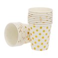 thumbnail image 2 of Mistaha Dishware Set Desserts Plate Set Dixie Cup Disposable Spots Gilding Environment Friendly For Home Office, 2 of 8