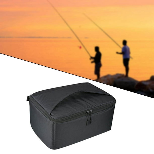 Fishing Reel Bag Storage Pouch Protective Reel Bag Protective Carrying Case  Drum Raft Reels 35cmx26cmx17cm 