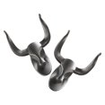 thumbnail image 2 of Elegant Artistic Animal Wall Hook 2Pcs Metal Construction For Hanging Backpacks Towels In Entryway Size, 2 of 5