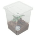 thumbnail image 1 of KAKOWELY spider cage 1 Set Of Jumping Spider Feeding Box Spider Cage Plastic Spider Pet Box Pet Breeding Box Spider Pet Box Transparent Reptile Breeding Box, 1 of 5