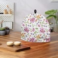 thumbnail image 4 of HELLHERO Watercolor Mixed Floral Teapot Dust Cover with Insulation Protector for Creative Gifts, 4 of 7