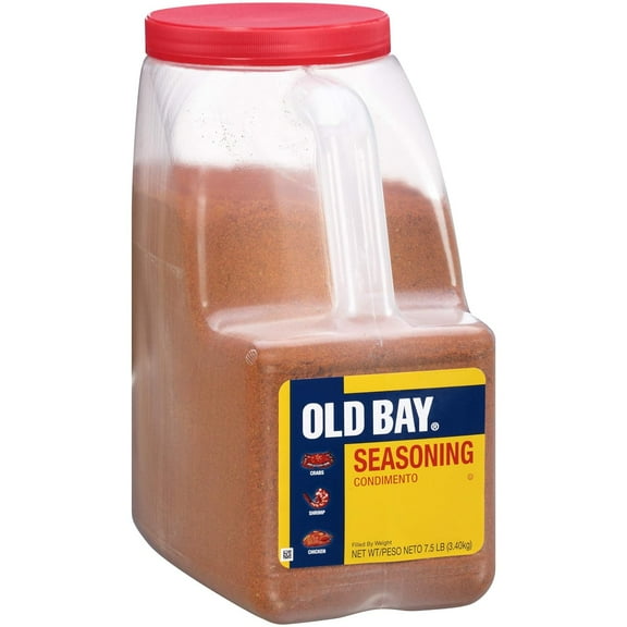 OLD BAY Seasoning, 7.5 lb - One 7.5 Pound Container of OLD BAY All-Purpose Seafood Seasoning, Perfect for Crabs, Shrimp, Chicken, Chowder, Pizza, Fries and More
