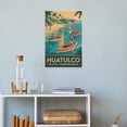 thumbnail image 4 of Sailing Adventure Wall Art Playa Tangolunda Mexico Retro Travel Poster Vintage Seaside Coastal Artwork Print Poster, 4 of 8