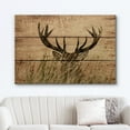 thumbnail image 2 of wall26 - Rustic Canvas Wall Art - Elk Antler - Giclee Print Modern Wall Art | Stretched Gallery Wrap Ready to Hang Home Decoration - 24x36 inches, 2 of 6