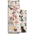thumbnail image 2 of Dogs with Party Hats and Flowers Toddler Nap Mats for Kids Preschool,Sleeping Mat Bag or Kids,Toddler Sleeping Bag,Toddler Nap Mat or Daycare, 2 of 6
