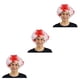 thumbnail image 3 of Vogacara Payaso Peluca Cabello Rizado Pelos sintéticos Aficionados al fútbol Amplia aplicación Fiestas Sombreros Vestir Divertido Inglaterra Type1 NO1, 3 of 6