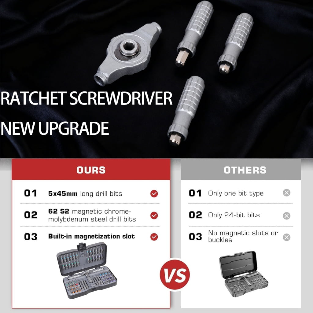 66 In 1 Magnetic Screwdriver Set Multifunction Turning Screwdriver Collection For Electronics Repair Home Maintenance