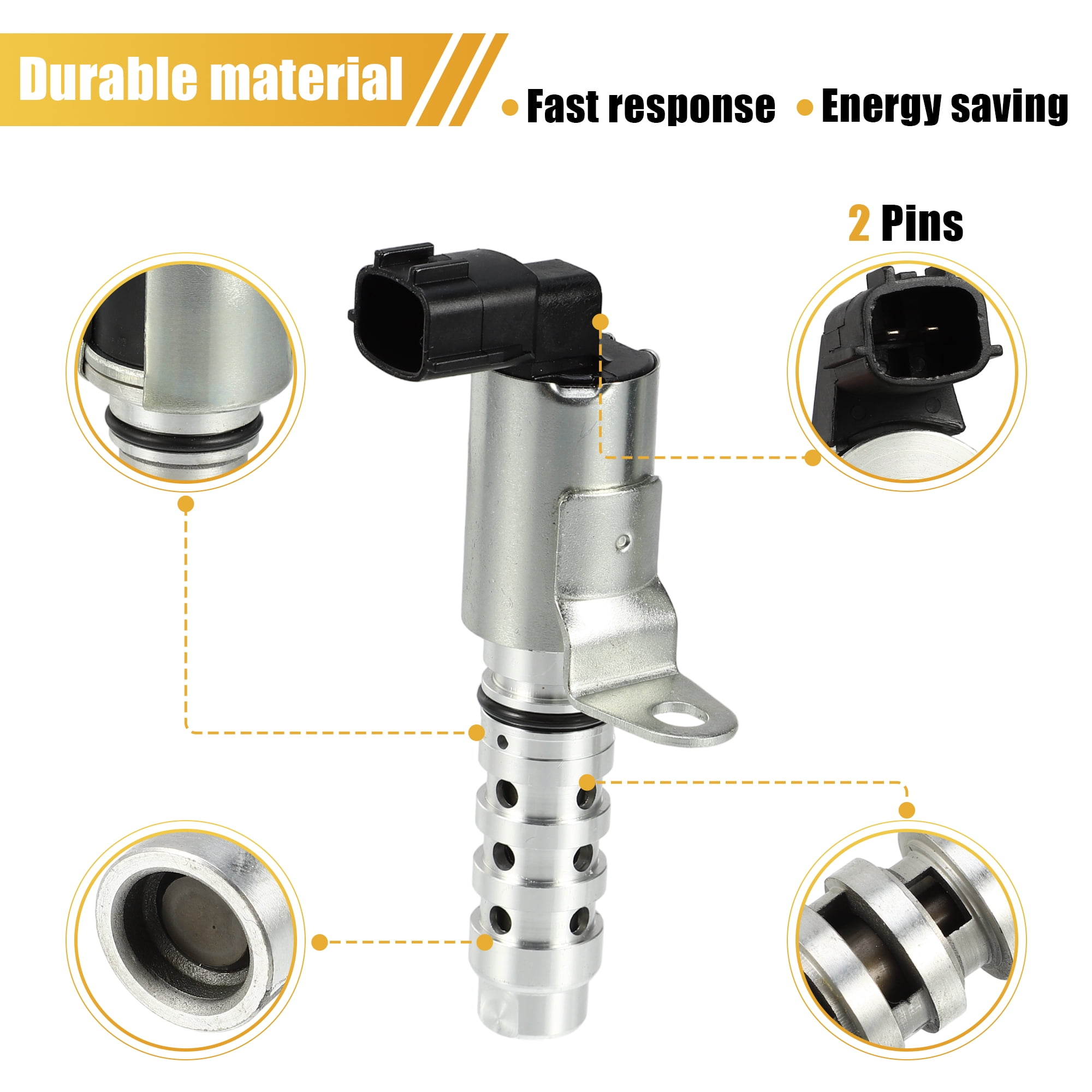 1 Pair Left Right Variable Valve Timing Solenoid VVT for Nissan Tiida 2005-2017 No.23796ED00D/23796EN200