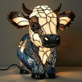 thumbnail image 1 of fsxdhpcsgfc Northern Light Projector Projector Colorful Light Cow Ranch Glowing Night Light Beautiful Light Bedside Table Lamp With USB A+C Ports Bedside Lamp Living Room Bedroom Dorm Table Lamp For, 1 of 7