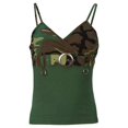 thumbnail image 1 of Rothco Womens 2-Tone Tank Top w/ Buckle - Woodland Camo, X-Small, 1 of 2