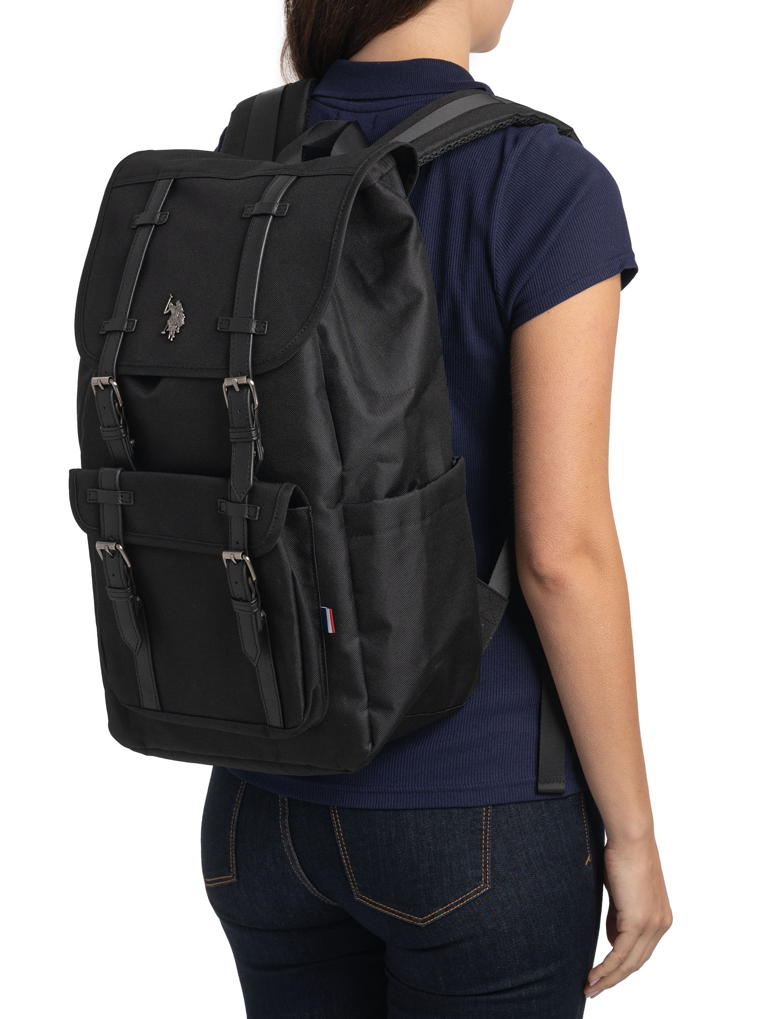 U.S. Polo Assn. Unisex Top Loader Flap Backpack