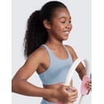 thumbnail image 4 of CRZ YOGA Girls Butterluxe Cross Back Sports Bra Yoga Athletic Casual Tops Scoop Neck Padded Crop Kids Teen, 4 of 7
