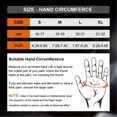 thumbnail image 4 of Tignapoo Touchscreen-Compatible Sheepskin Motorcycle Gloves with Ventilation, Anti-Slip Grip, and Adjustable Iron Buckle, Yellow, Size L, 4 of 7