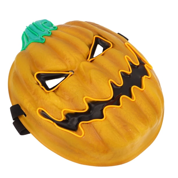 Máscara De Calabaza De Halloween, 3 Modos De Iluminación, Máscara De Calabaza Segura E Inofensiva, Novedad Luminosa LED Aterradora Para Fiestas De Máscaras Para Niños Adultos