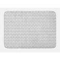 thumbnail image 1 of Funky Bath Mat, Abstract Geometric Pattern Wavy Delicate Stripes Fine and Simple Art Greyscale, Plush Bathroom Decor Mat with Non Slip Backing, 29.5" X 17.5", Dimgray Pale Grey, by Ambesonne, 1 of 2