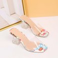 thumbnail image 1 of Sandalias de verano para mujer de estilo europeo y americano con tacón alto de cristal Wmkox8yii  hj789, 1 of 6
