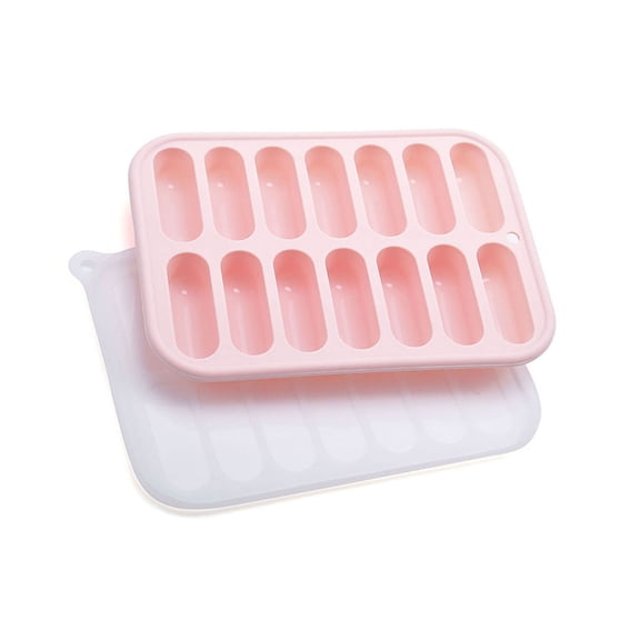 Leak Proof Silicone Candy Mold 14 Cavity Food Safe Flexible Sausage Maker Kitchen Dessert Baking Supplies