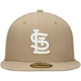 thumbnail image 2 of Men's New Era Khaki St. Louis Cardinals 59FIFTY Fitted Hat, 2 of 5