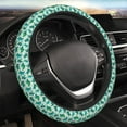 thumbnail image 4 of Uemuo Green Sea Turtle Printed Car Elastic Steering Wheel Cover - Universal Car Accessory for Diverse Cars Anti-Slip, and Comfortable- 15", 4 of 8