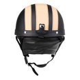 thumbnail image 4 of PU cuero media cara visera casco gorra de béisbol , Baoblaze Casco de la motocicleta, 4 of 8