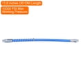 thumbnail image 2 of Uxcell Grease Gun Hose 11.8" 10000 PSI Spring Flex High Pressure Quick Release Grease with 1/8" NPT Threads Blue, 2 of 6