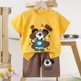 thumbnail image 2 of UAYOTSE Kids Boys 2 Piece Athletic Outfit Quick Dry Short Sleeve Tee & Comfortable Running Shorts Set,Sizes 3-4 Years, 2 of 5