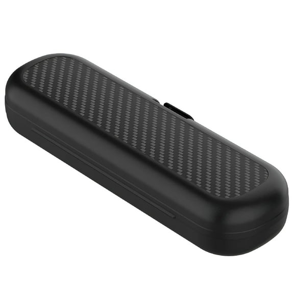 GJX Hard Case Travel Bag for Electric Toothbrush Protective Holder Carrying Case Brush Head Storage Box Accessories Black