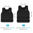 thumbnail image 4 of Chaleco con peso ajustable Fitness Entrenamiento con pesas Entrenamiento Chaqueta de boxeo Chaqueta Abanopi Chaleco ponderado, 4 of 7