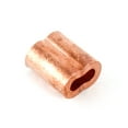 thumbnail image 3 of 1/8 Inches Copper Wire Rope and Cable Line End Double Barrel Ferrule - Qty 250, 3 of 5