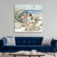 thumbnail image 3 of Great Big Canvas "Seaside Bottles & Shells"  by Susan Winget Peach Gray Blue   Wrapped Canvas Print Wall Artwork, 3 of 7