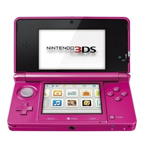 Console de Jeu Nintendo 3DS Remise à Neuf, Rose Lustré (Remis à Neuf)