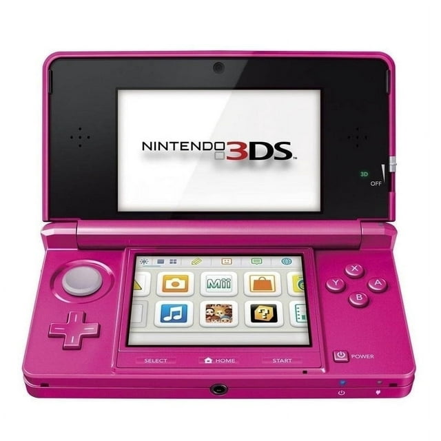 Console de Jeu Nintendo 3DS Remise à Neuf, Rose Lustré (Remis à Neuf)