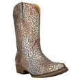 thumbnail image 2 of Roper Girls Riley Glitter Leopard Snip Toe Cowboy   Mid Calf Boots, 2 of 5