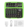 thumbnail image 4 of B6 Portable 6 Channels Audio Mixer USB Mixing Console Supports BT Connection with Sound Card Built-in 48V Phantom Power, 4 of 7
