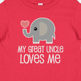 thumbnail image 4 of Inktastic My Great Uncle Loves Me Boys or Girls Baby T-Shirt, 4 of 5