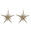 thumbnail image 3 of 2Pcs Glitter Star Hanging Ornaments,Christmas Exploding Star Ornament,Glitter Hanging Starburst Star Decoration For Christmas Tree,Shiny Star Pendant For Xmas Party Indoor Outdoor Decor,White1, 3 of 6