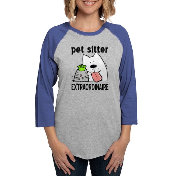 CafePress - Pet Sitter Extraordinaire Long Sleeve T Shirt - Womens Baseball Tee