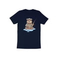thumbnail image 5 of Funny Fishing Bear Fisher Fisherman Fish Gift Men Women Kids T-Shirt Fishing Lover Cute Bear Birthday Holiday Presents Men Women Tshirt, 5 of 10