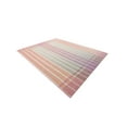 thumbnail image 5 of Unique Loom Outdoor Striped Collection Area Rug - Dash (5' 3" x 8' Rectangle Pink and Lavender/Ivory), 5 of 9