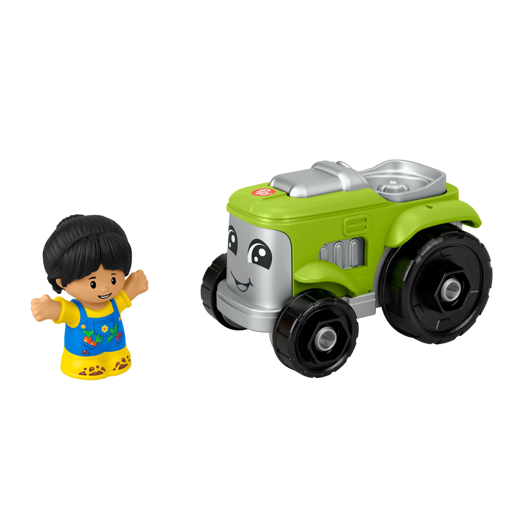 Fisher-Price Little People Tractor Farm Toy & Figure Set for Toddlers, 2 Pieces for Pretend Play