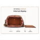 thumbnail image 2 of Lienzo SLR Cámara Bolsa Mini Solo Bolsas de Mensajero Impermeable Resistente Al Desgaste Hombro Fotografía Mochilas Caqui, 2 of 5