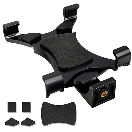 Electronic Mini Surface Mount - IPOW Pro iPad Tripod Adapter Tablet Surface Mount 360 Degree Monopod Clamp Bracket Holder Universal for iPad Mini Air, Galaxy Tab, Microsoft Surface, Google Nexus, Use on Selfie Stick, Stand