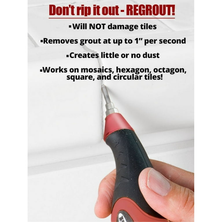 Hyde Tools Inc. Hyde 19500 Regrout Tool 3 Speed Electric Grout Remover Walmart