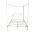 thumbnail image 2 of Canopy Bed Frame Full with Headboard and Footboard, White Canopy Bed with Center Support Legs, 4 Poster Bed Frame Platform Bed Frame, Easy to Assemble, 2 of 6