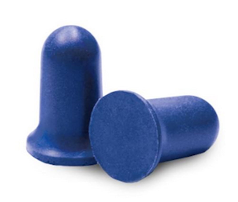 Blue Foam Ear Plugs, 1 Pair, 32 Nrr (EP251)