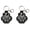 Black, variant on Dog Storage Keychain for Dog Cat Paw Shaped Keychain, Pet Hair Keepsake Keychains, Cute Leather Paw Keychains, Pet Memorial Gifts for Bag Purse Paw Charm Key Holder
