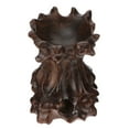 thumbnail image 4 of SWETRACE 1Pcs Display Stands for Spheres Wood Carving Base Round Top Crystal Ball Stand, 4 of 8