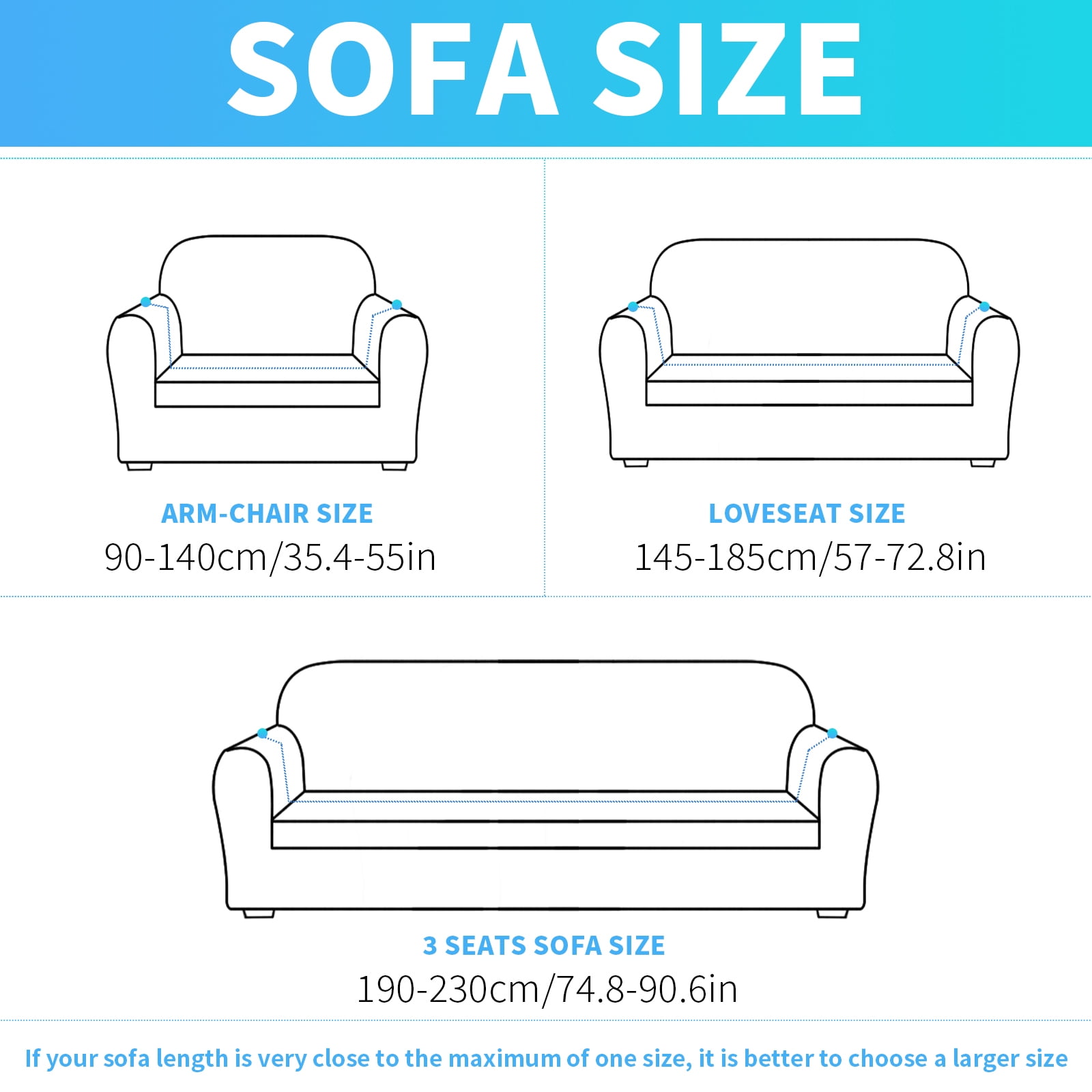 Debonair Stretch Jacquard Couch Cover with 1 Pillowcase, 1-Piece Soft Sofa Cover, Sofa Slipcover with Anti-Slip Foams, Washable Furniture Protector for Pets (Chair, Dark Gray)